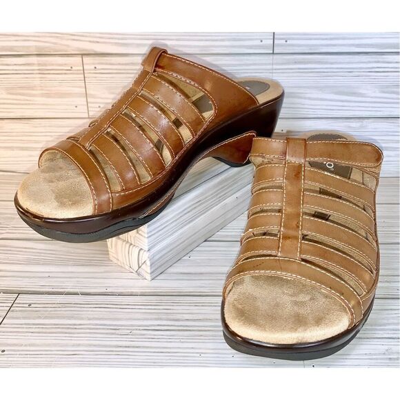 Rialto Brown Sugar Valencia Comfort Clog S:8.5 - Picture 1 of 10